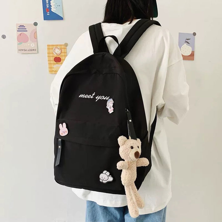 Backpack with Playful Character Design Kalsten