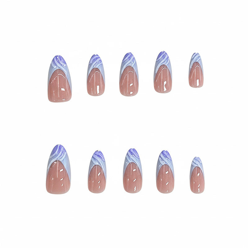 Artistic Watercolor Press-On Nail Set Kalsten