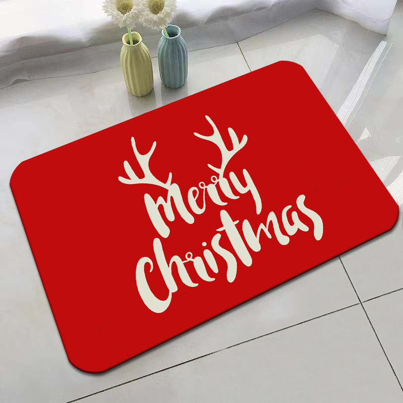Festive Holiday-Themed Bath Mat Kalsten