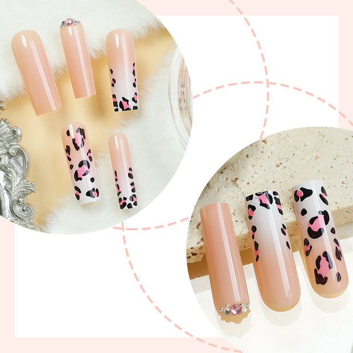 Artistic Leopard Print Press-On Nail Kit kalsten