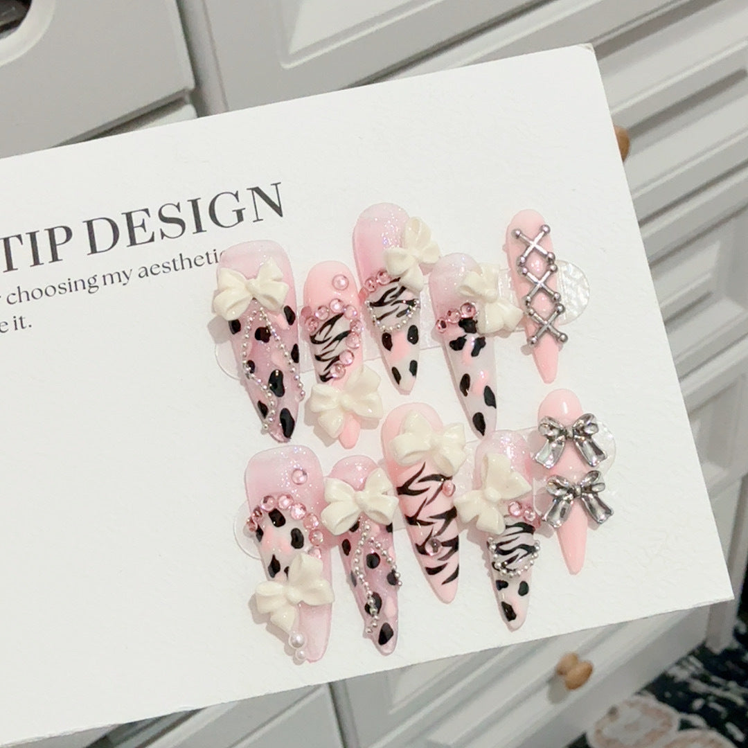 Decorative 3D Nail Art Tips Set
