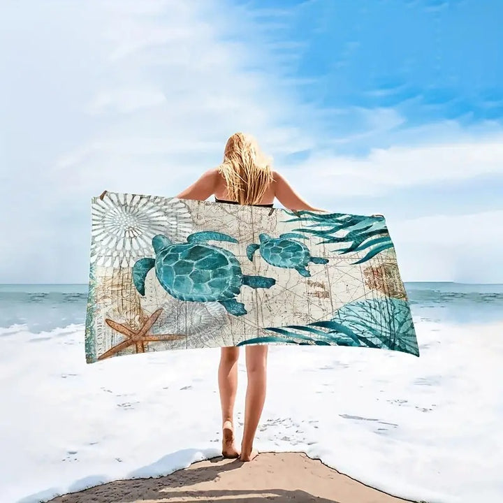 Beach towel with creative dollar design Kalsten
