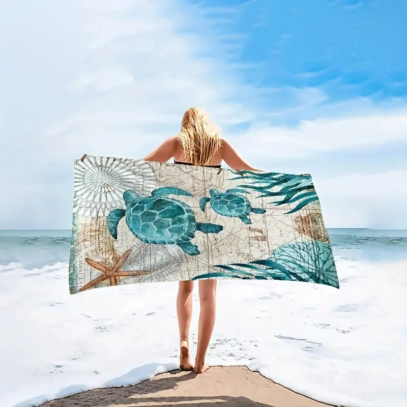 Beach towel with unique geometric pattern Kalsten
