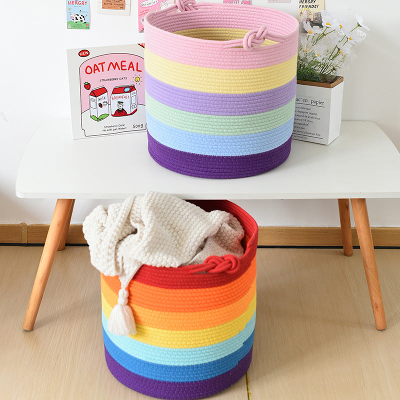 Modern storage basket with handles Kalsten