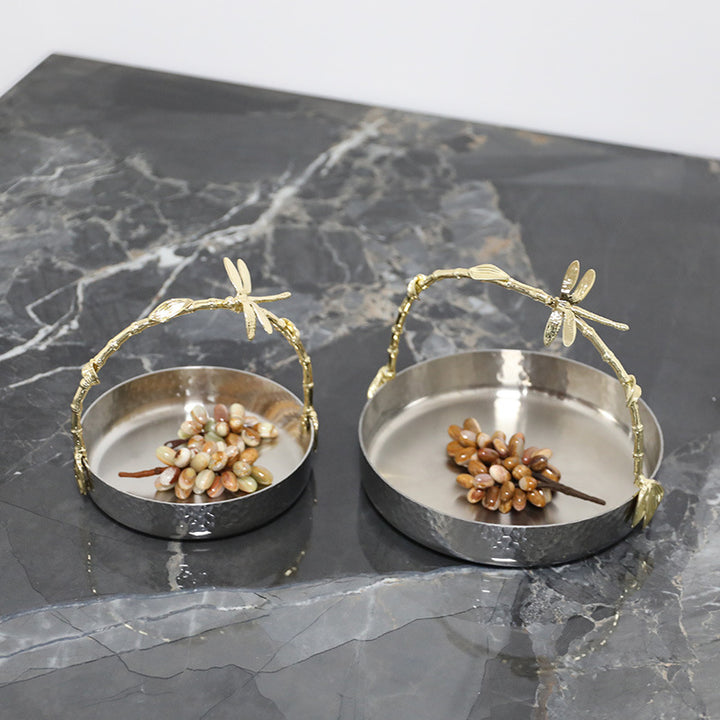 Decorative Serving Bowl with Elegant Handle
