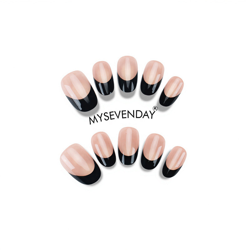 Elegant French Tip Press-On Nails Kalsten