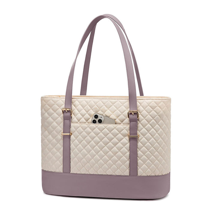 Insulated picnic tote bag with multi-layer inner compartment Kalsten