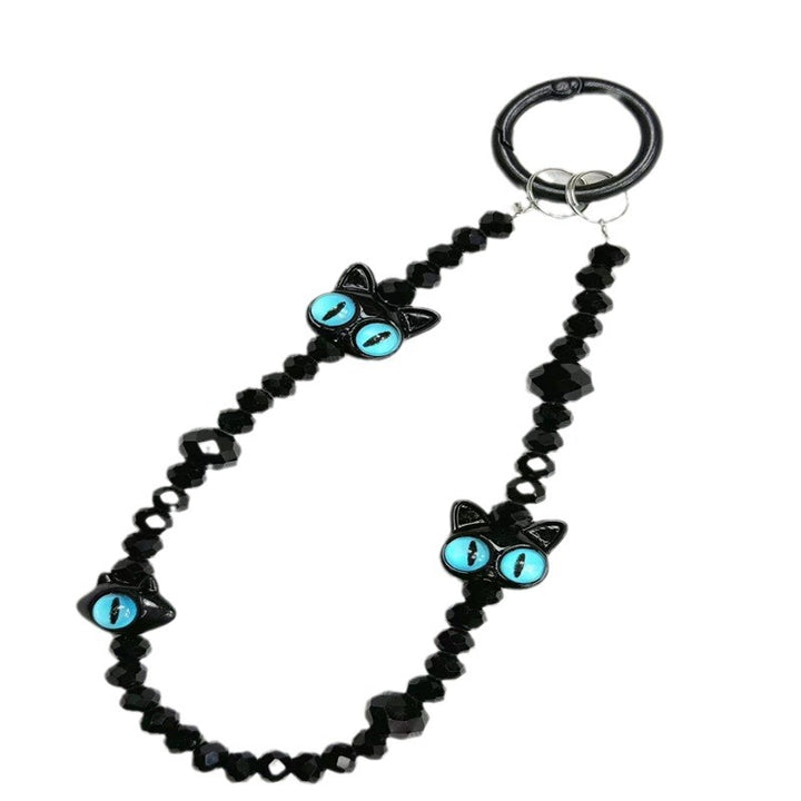 Cat-Themed Beaded Eyewear Chain Kalsten