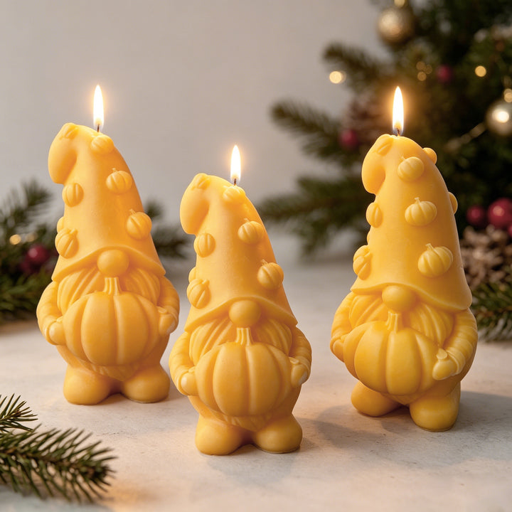 Whimsical Gnome Candle