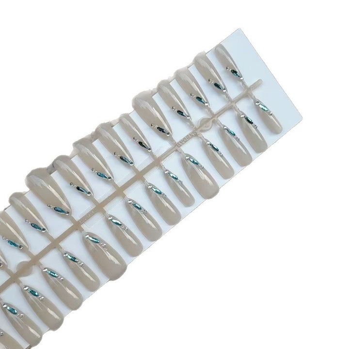 Artificial nails with glitter accents and elegant shapes Kalsten