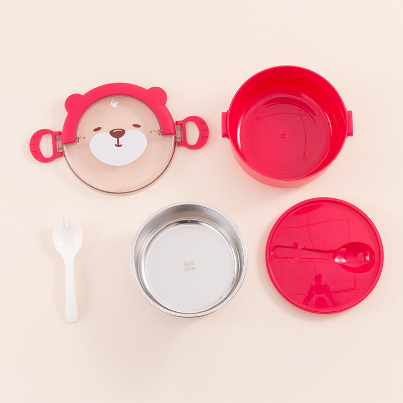 Cute Animal-Themed Food Storage Bowl