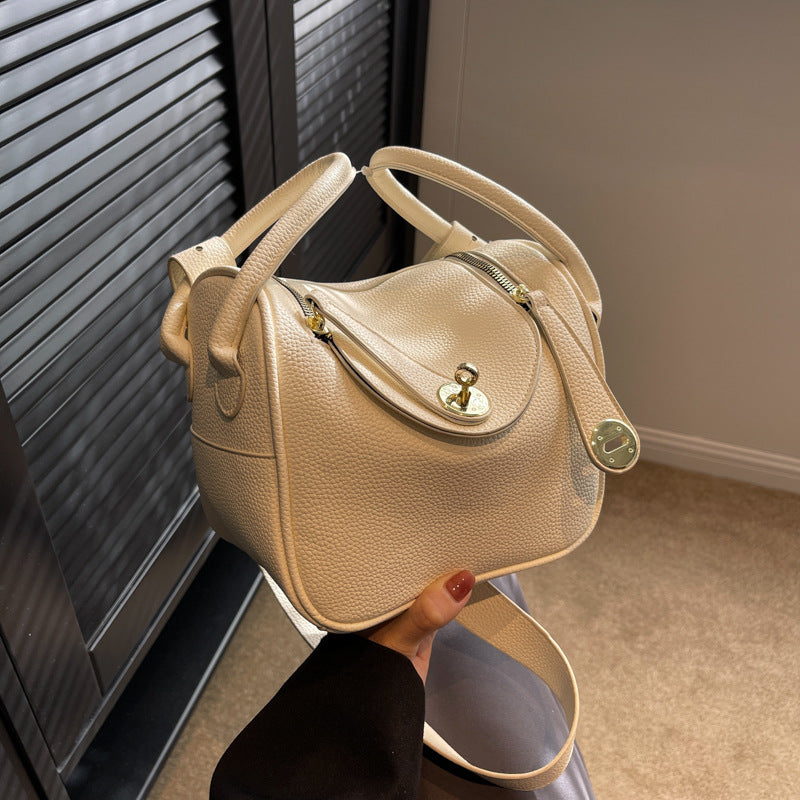 Structured Leather Handbag Kalsten