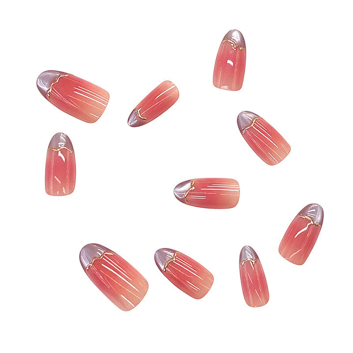 Elegant Marble Design Press-On Nails Kalsten