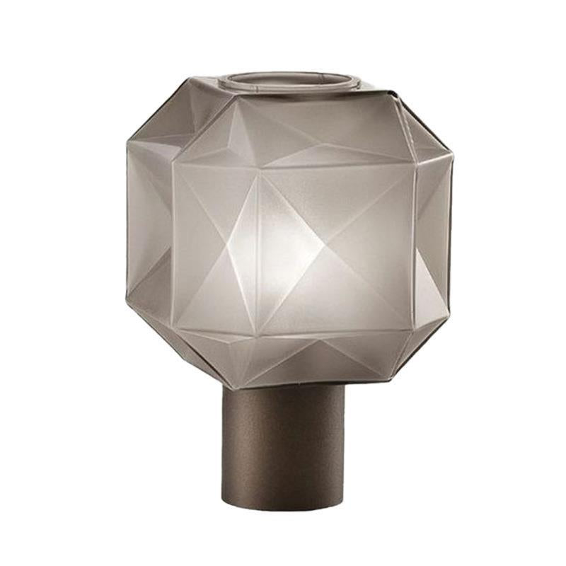 Geometric Glass Table Lamp
