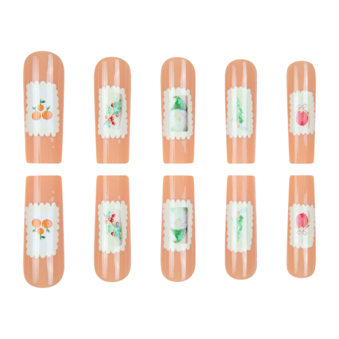 Festive Illustration Nail Art Design Kalsten