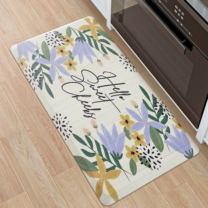Floral Kitchen Mat Kalsten