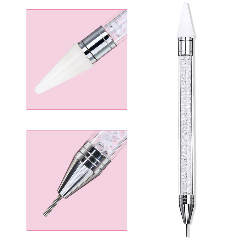 Professional Nail Art Detailing Brush with Crystal Handle Kalsten