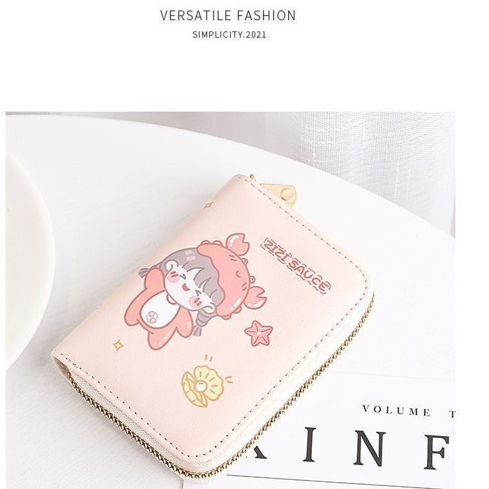 Cute Cartoon Character Zip Wallet Kalsten