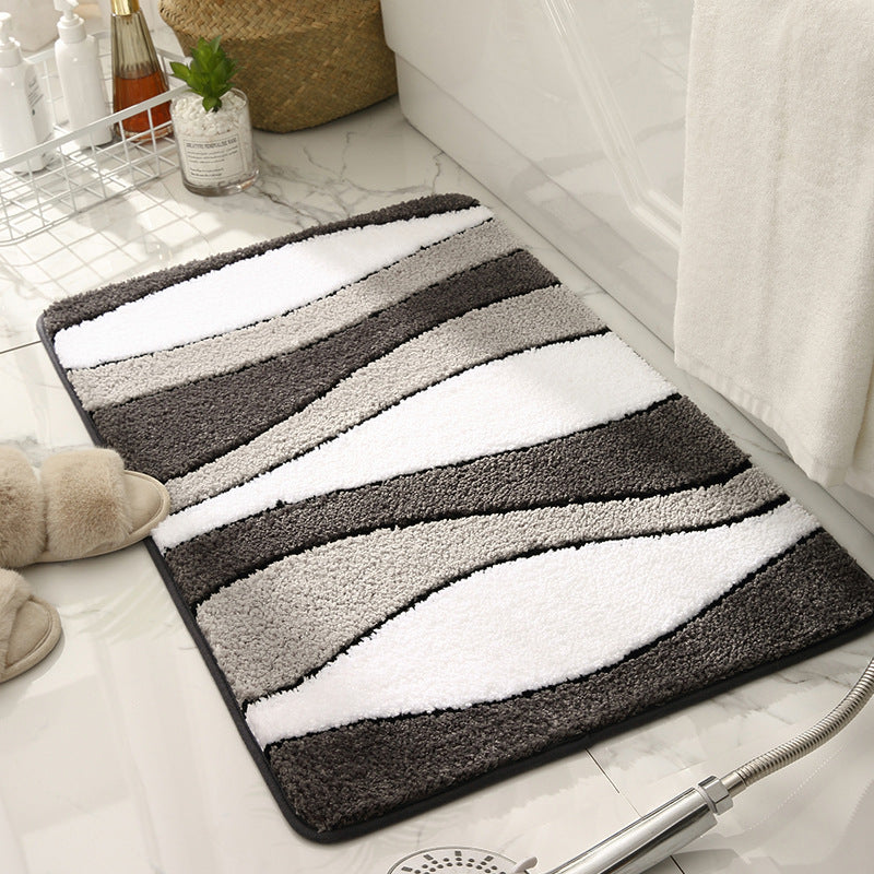 Contemporary Geometric Bath Mat Kalsten