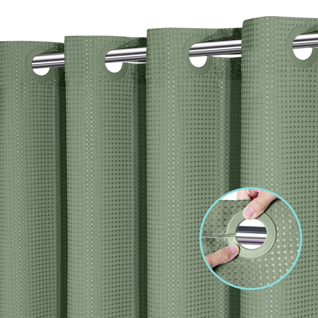 Textured Waterproof Shower Curtain Kalsten