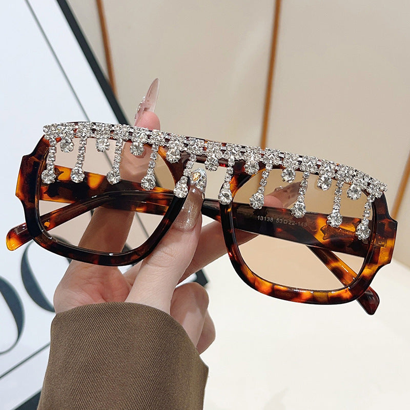 Glamorous Crystal-Embellished Sunglasses Kalsten