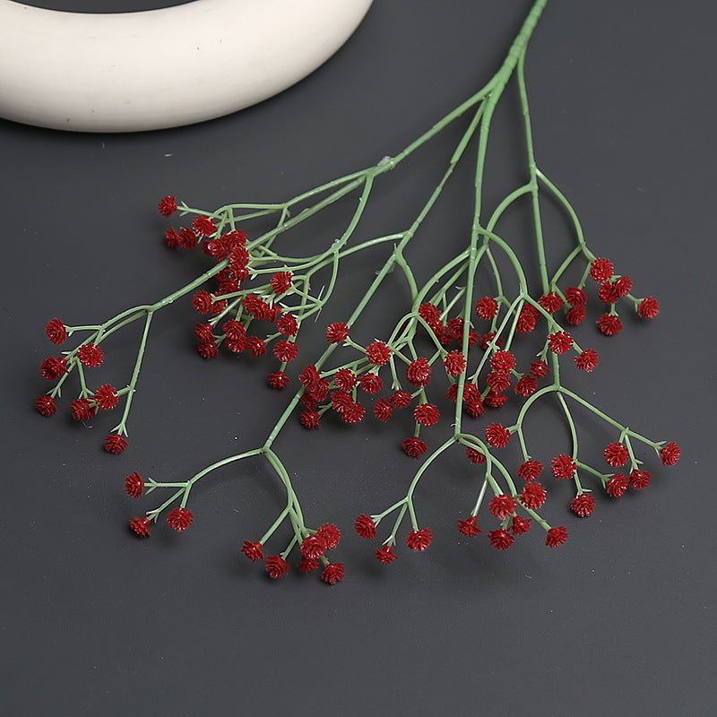 Artificial Blue Floral Spray for Home Decor
