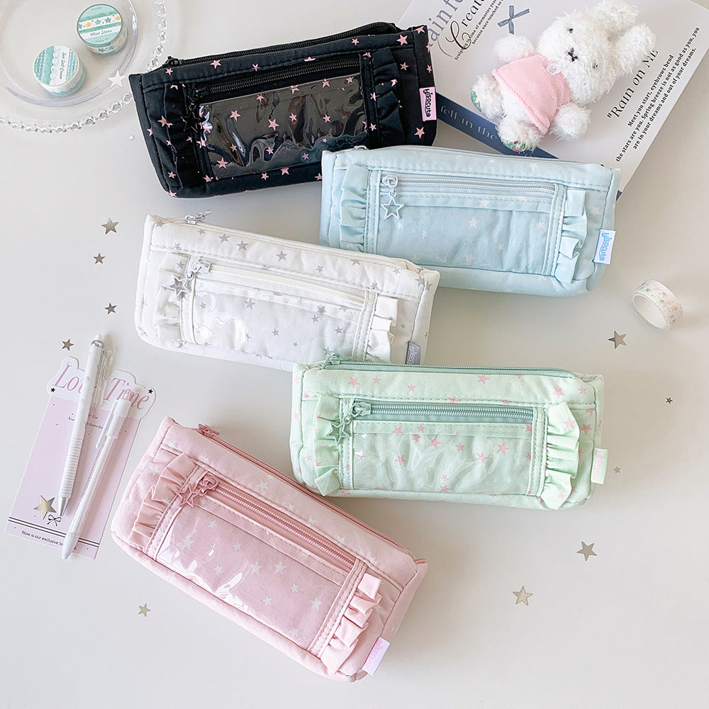 Star-Patterned Pencil Case Kalsten