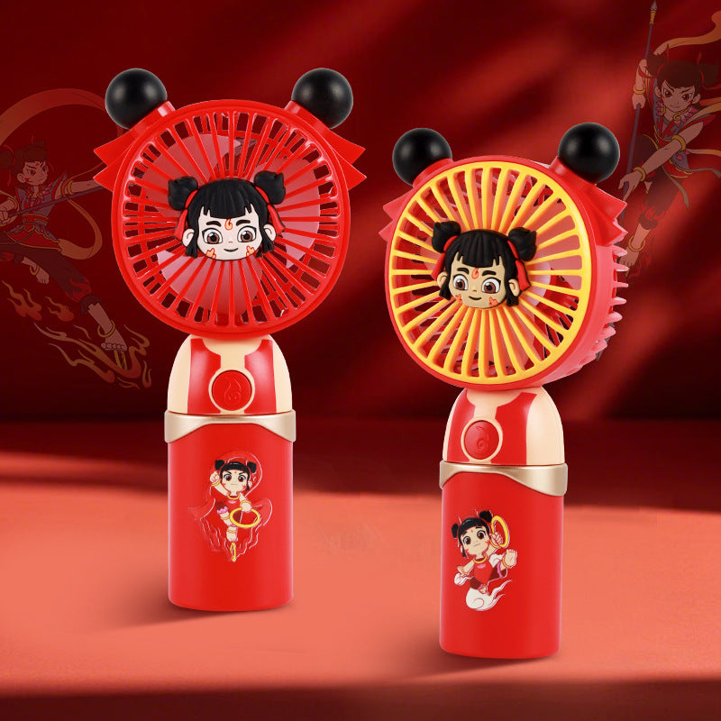Ladies portable handheld fan with character design Kalsten