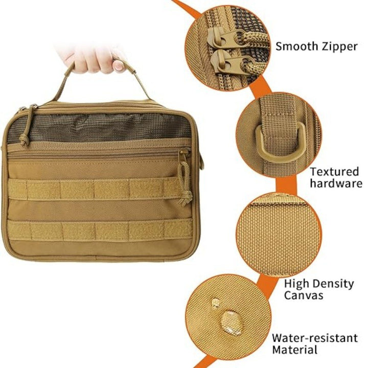 Multifunctional Organizer Bag with Detachable Shoulder Strap Kalsten