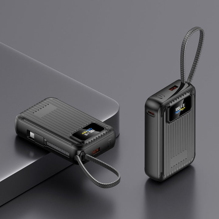 Compact power bank with intelligent LCD display and fast charging function Kalsten