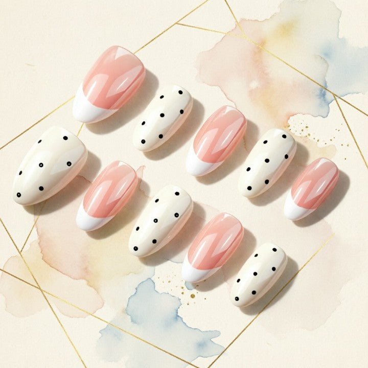 Artificial nails with Polka Dots Kalsten