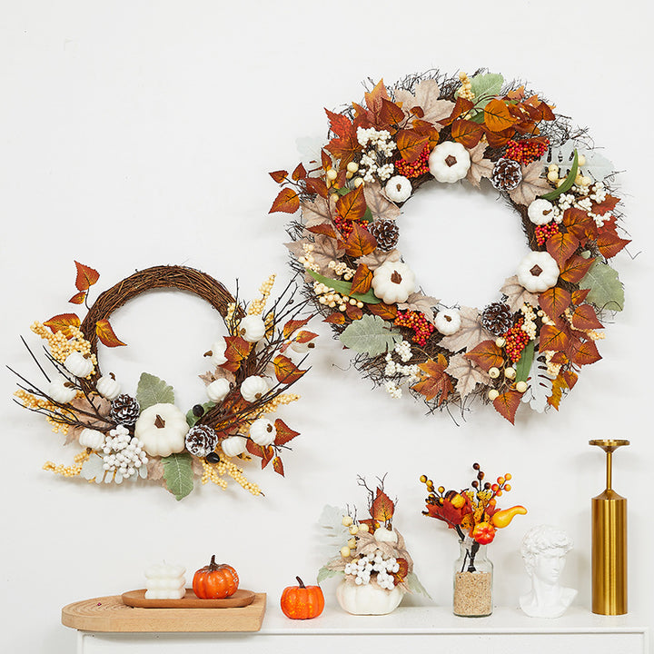 Autumn-Inspired Floral Wreath
