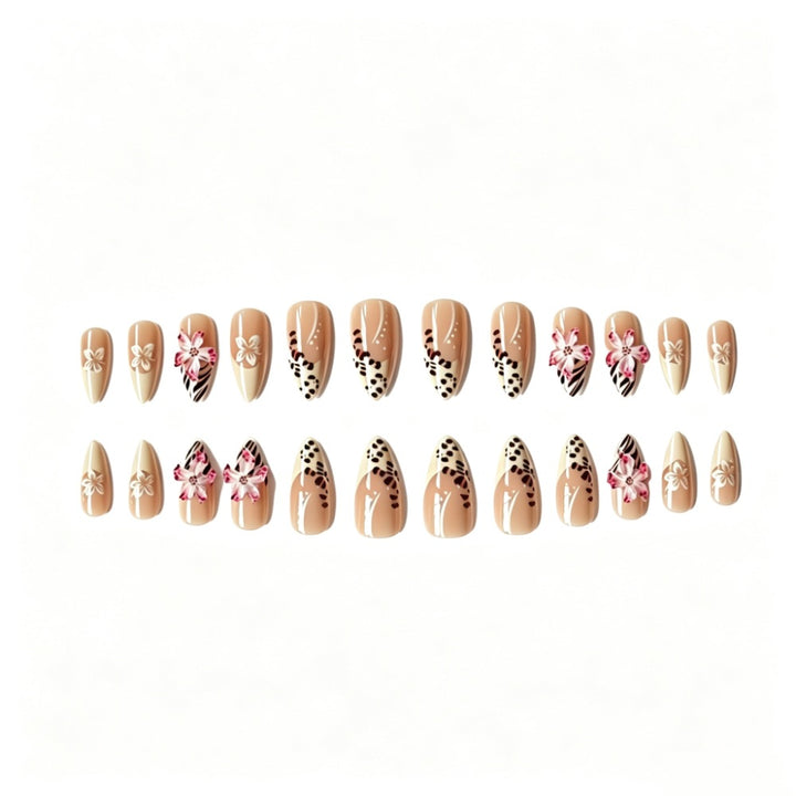 Creative Art Nails with Floral and Animal Motifs Kalsten