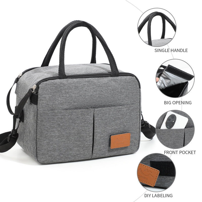 Insulated Multi-Pocket Lunch Cooler Bag Kalsten
