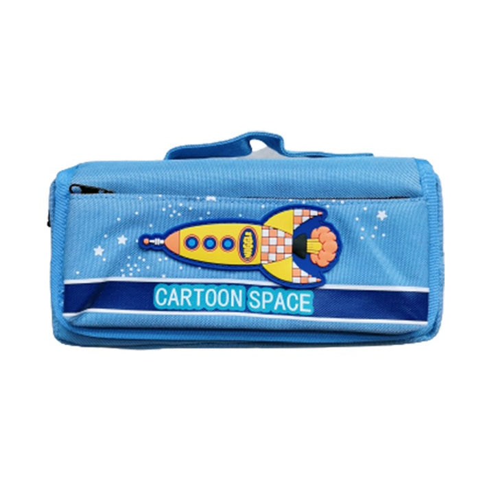 Cartoon-Themed Space Pencil Case