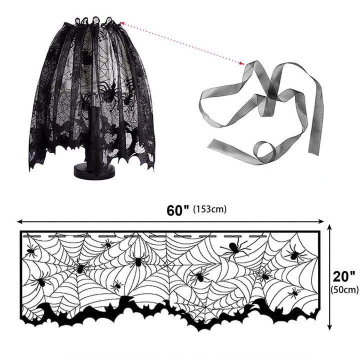 Decorative Spider Web Tablecloth