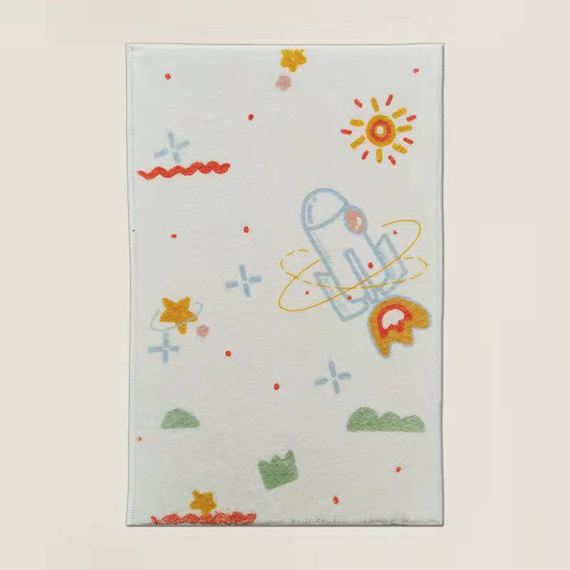 Floral Pattern Bath Mat