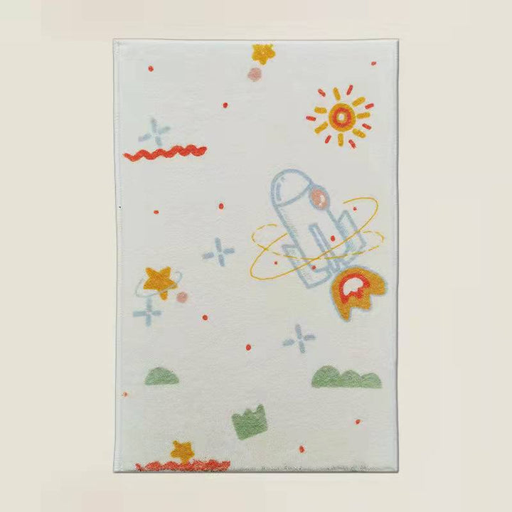 Floral Pattern Bath Mat