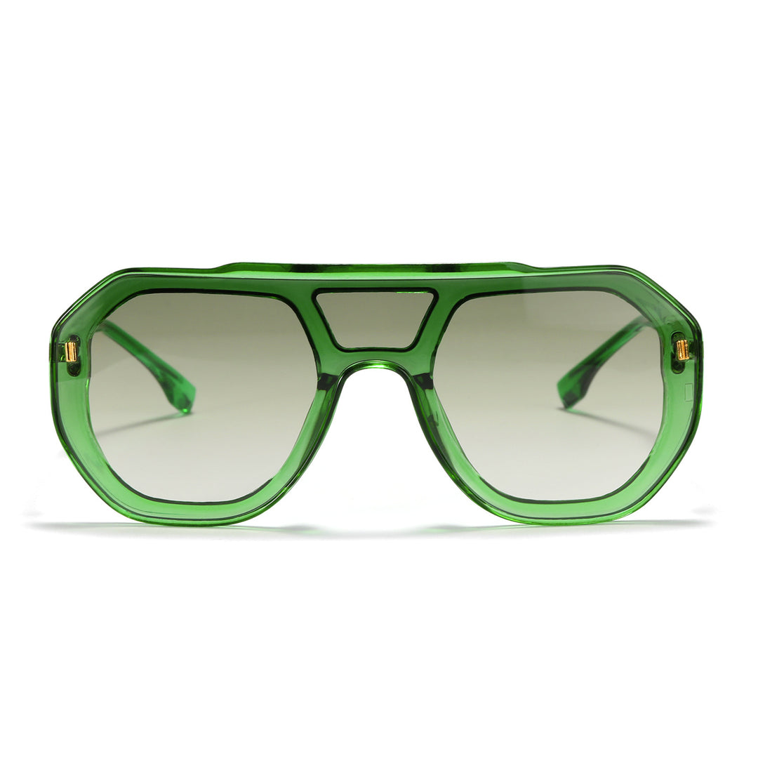 Women oversized geometric sunglasses with elegant frame Kalsten