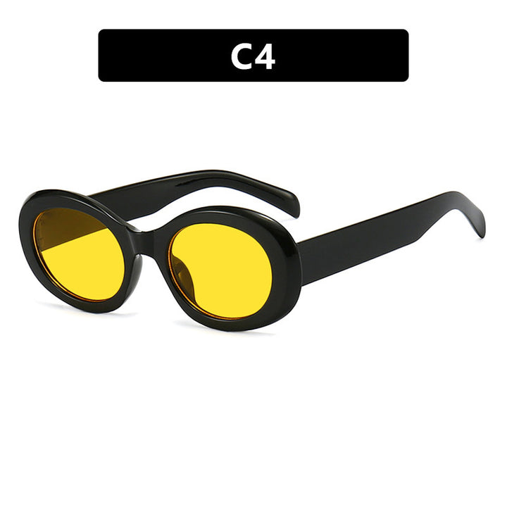 Women's trendy, transparent sunglasses Kalsten