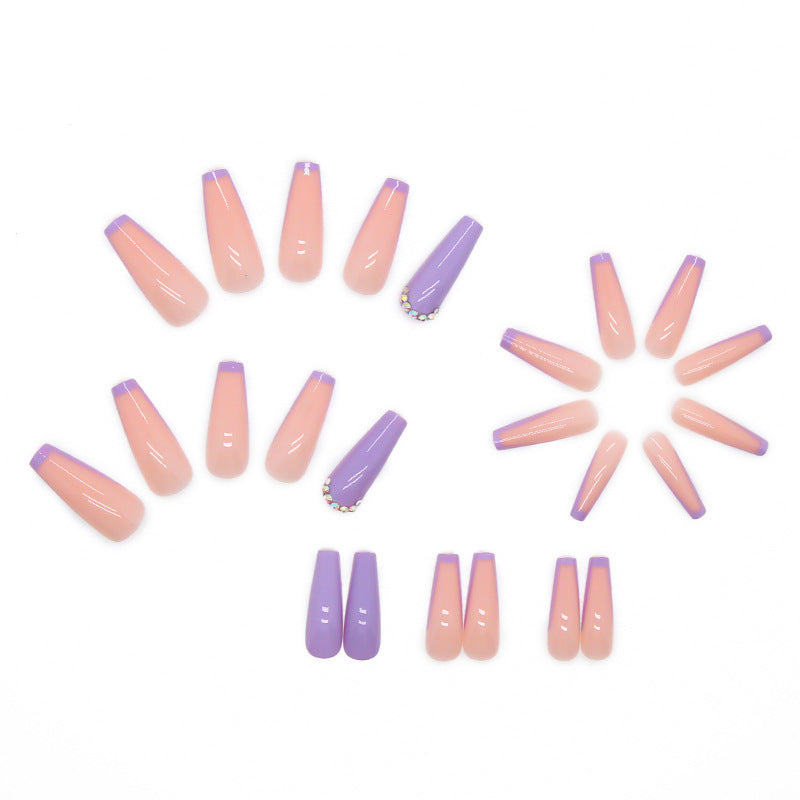 Artificial nail set with elegant and sparkling design Kalsten