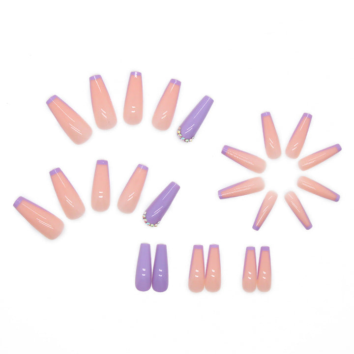 Artificial nail set with elegant and sparkling design Kalsten