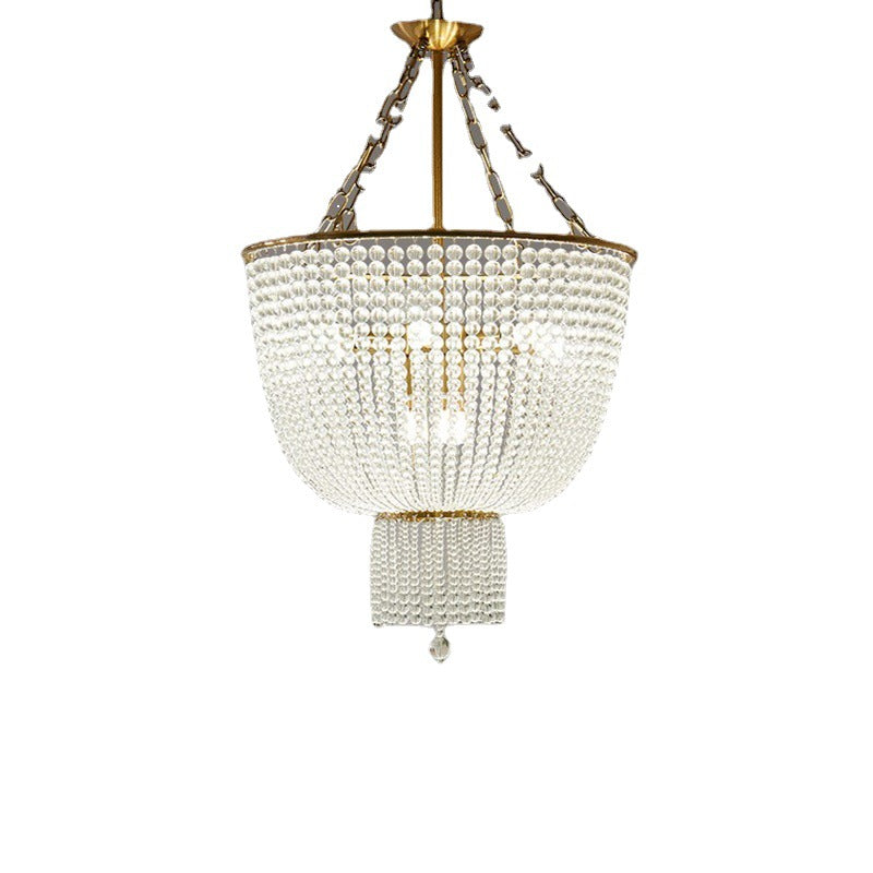 Crystal Beaded Ceiling Lamp