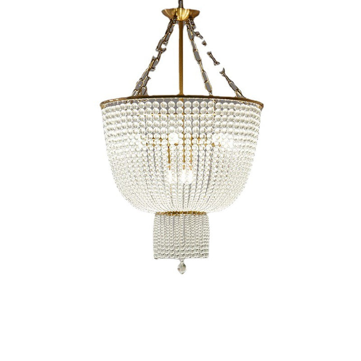 Crystal Beaded Ceiling Lamp
