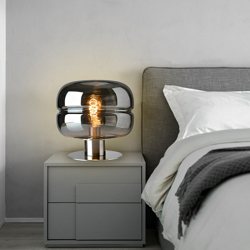 Artistic Table Lamp with Unique Glass Design