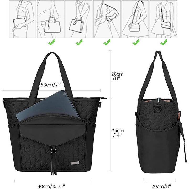 Practical handbag with multiple compartments Kalsten