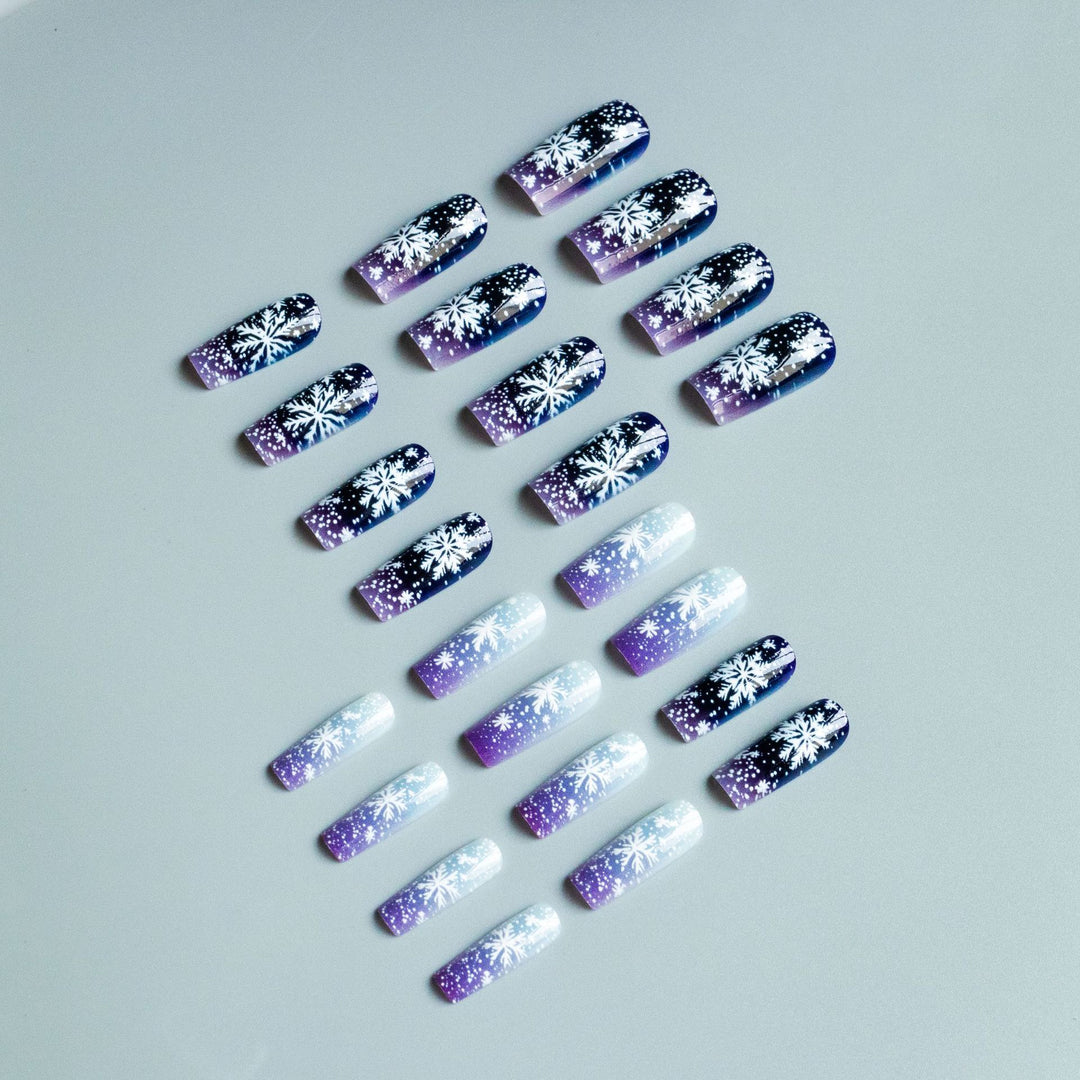 Winter-Themed Gel Nail Art Set