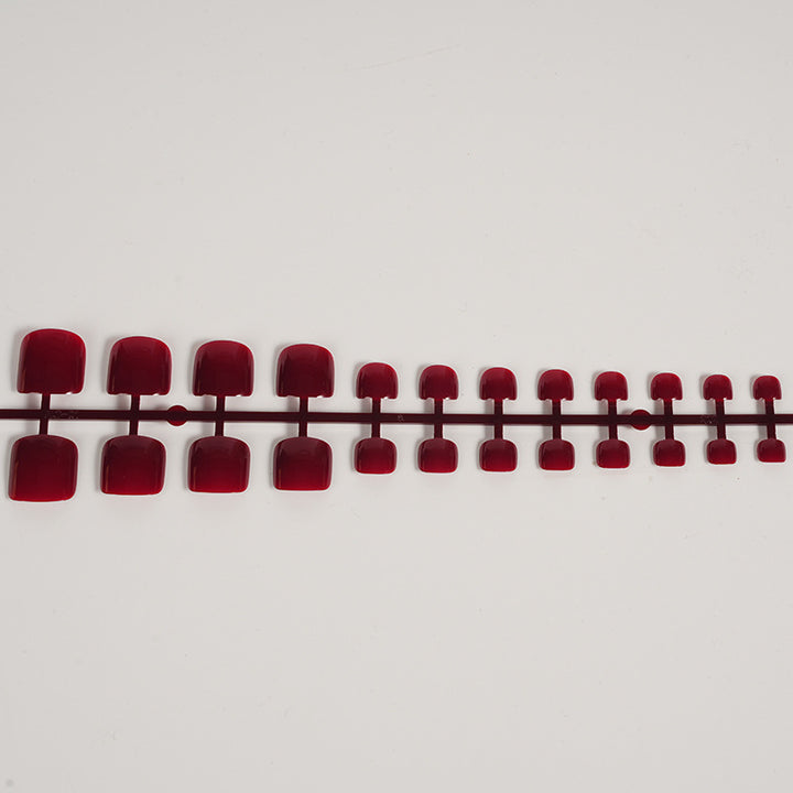Glossy Square Press-On Nail Set Kalsten