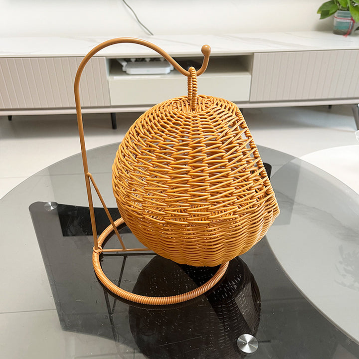 Modern Hanging Woven Basket Stand Kalsten