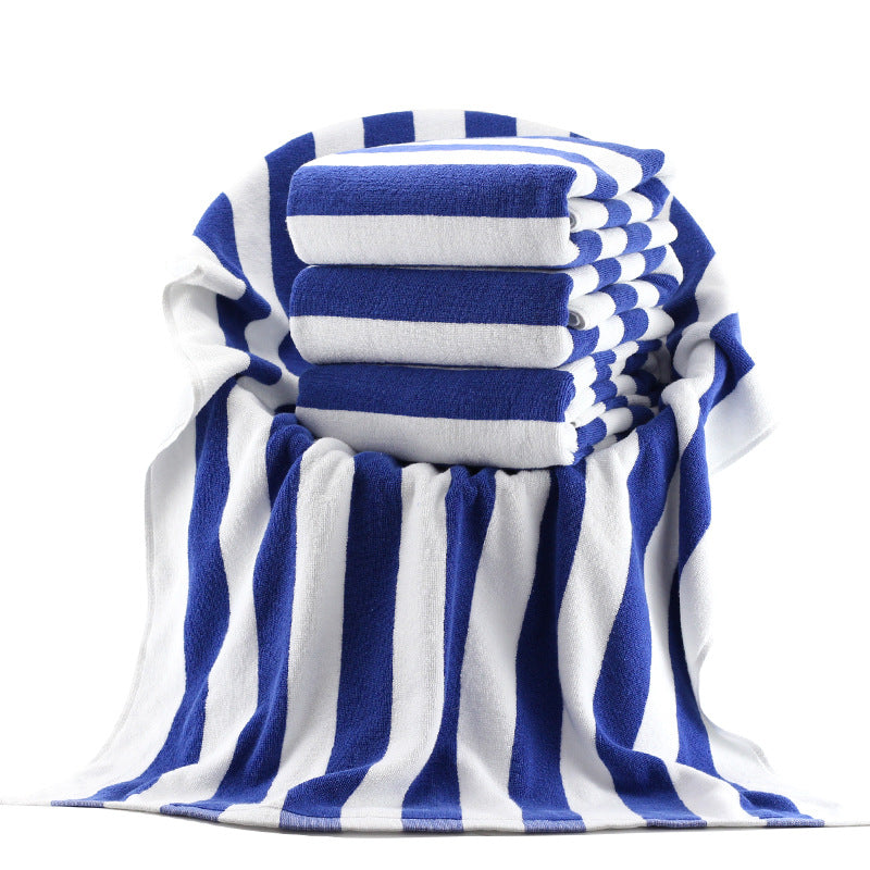 Large Beach Towel With Stylish Stripe Pattern Kalsten